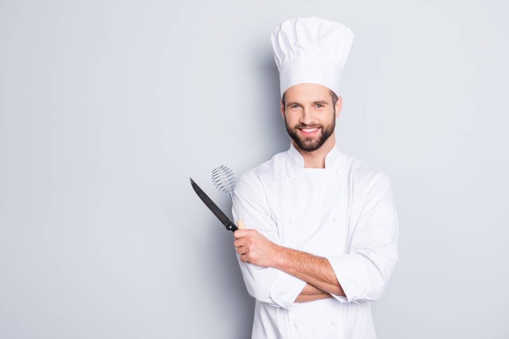 veste de cuisine blanche