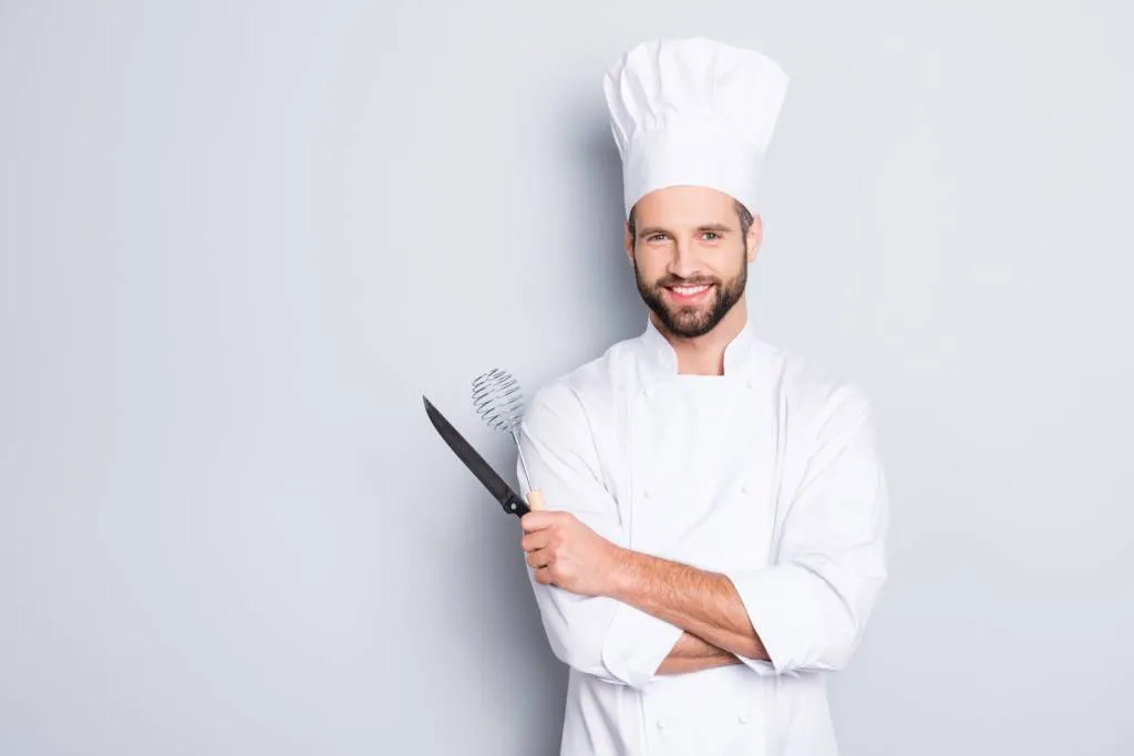veste de cuisine blanche