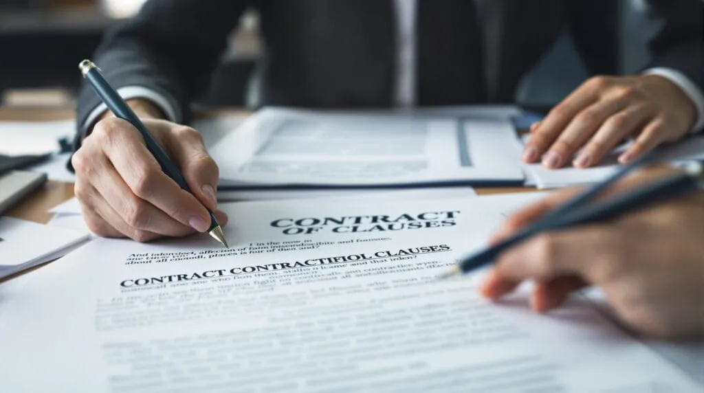 les différents types de clauses contractuelles