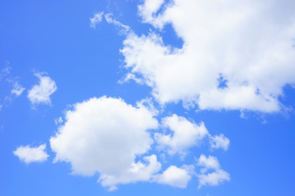 ciel bleu