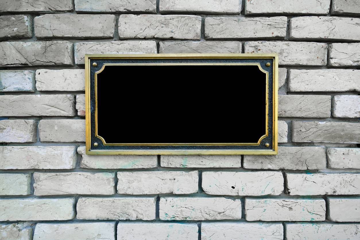 plaque profession libérale