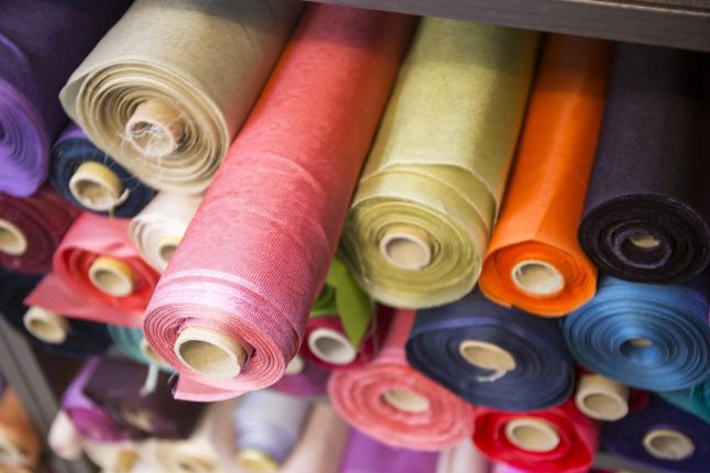 tissus, découpe du textile