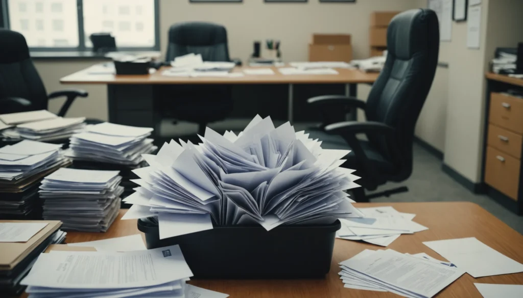 abandon de poste courrier