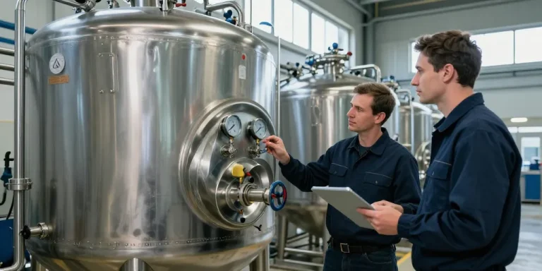 Cuve industrielle inox