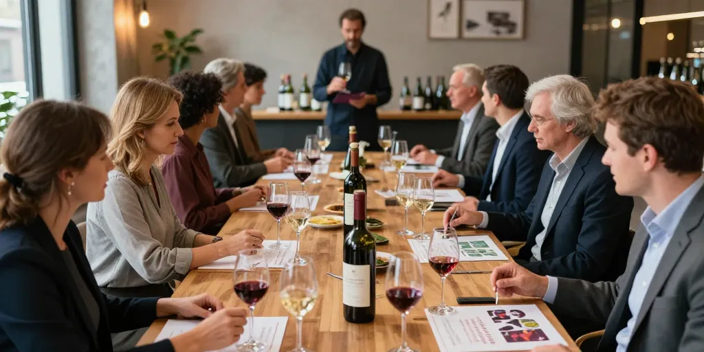 animation autour du vin