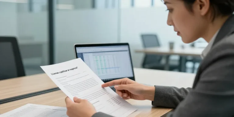 compte comptable licence