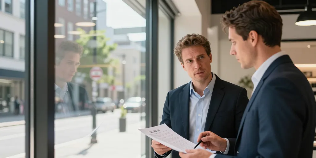 remplacement vitrine bail commercial